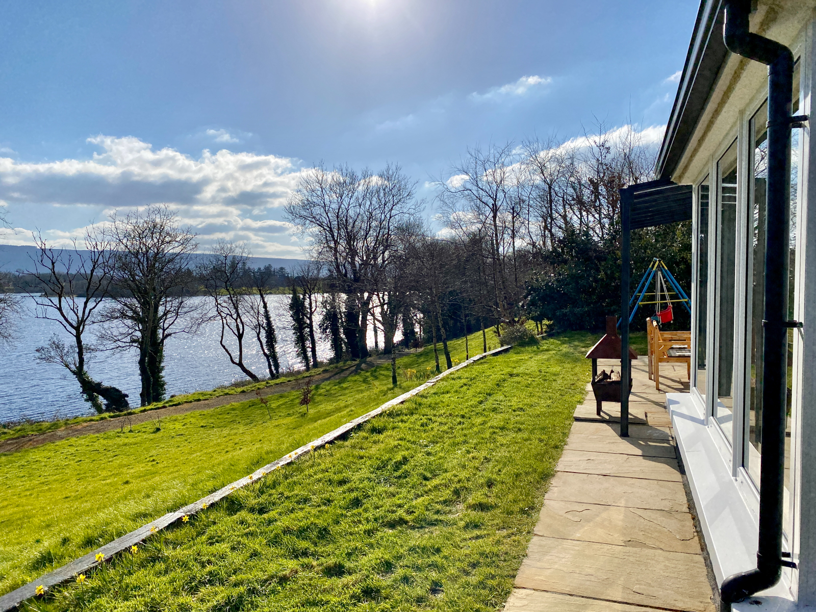 lake views at self catering accommodation